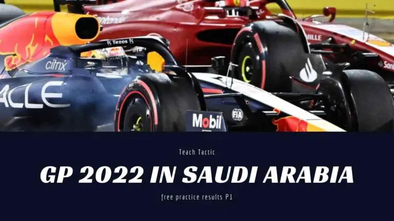GP 2022 in Saudi Arabia: free practice results P1