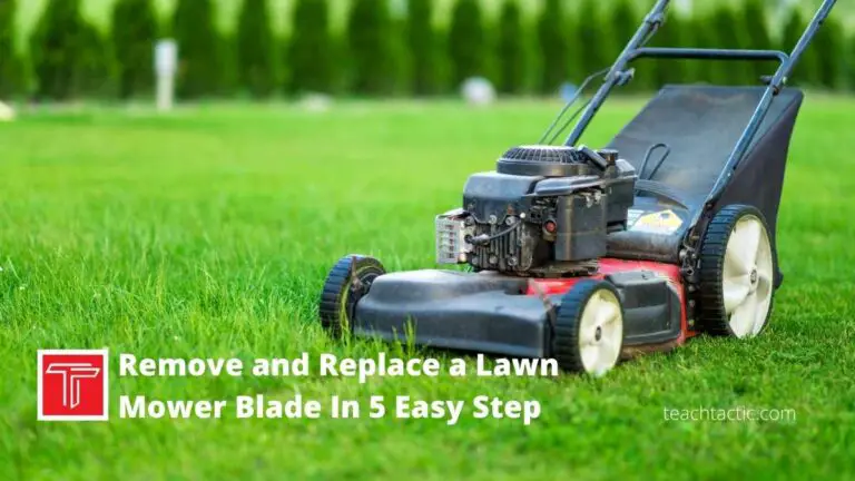 Remove and Replace a Lawn Mower Blade In 5 Easy Step