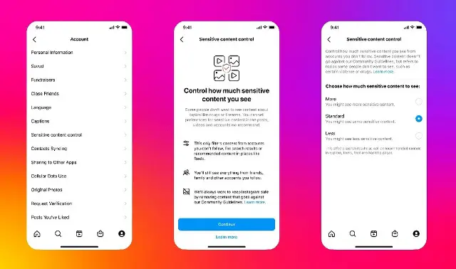 How to Enable Instagram Sensitive Content Control