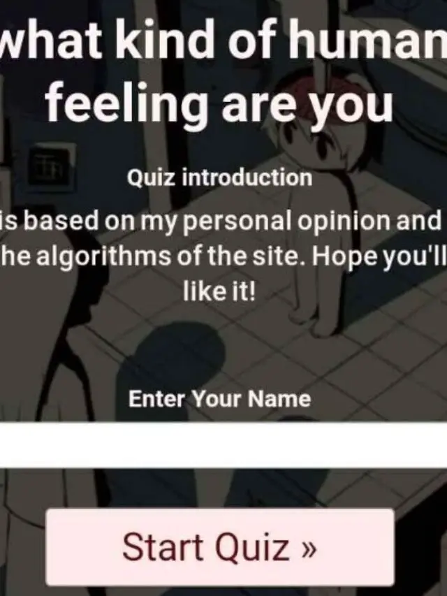 Human emotion quiz