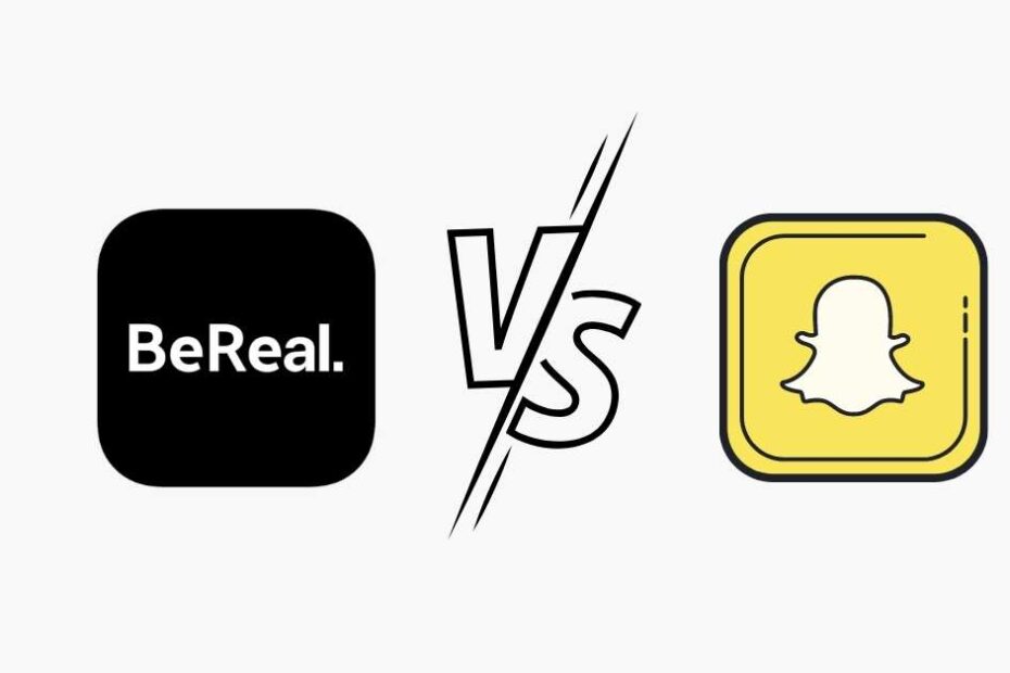 Differences between BeReal and Snapchat dual camera