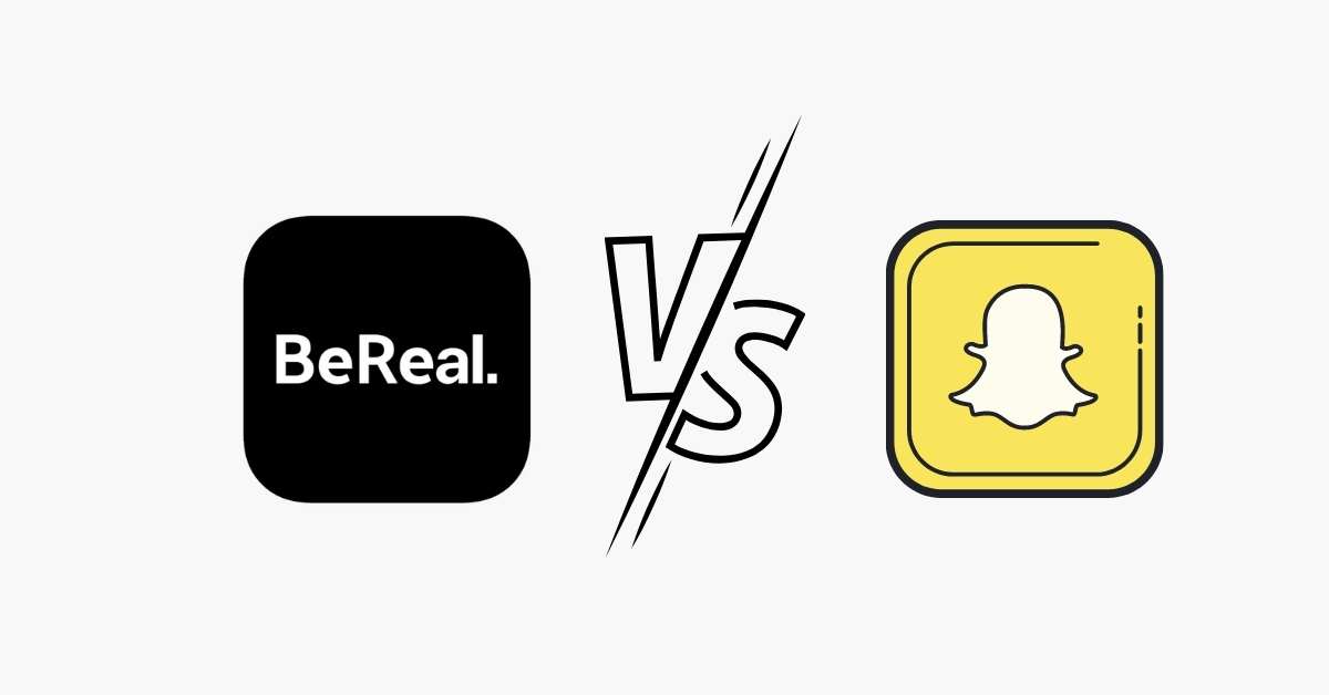 Differences between BeReal and Snapchat dual camera