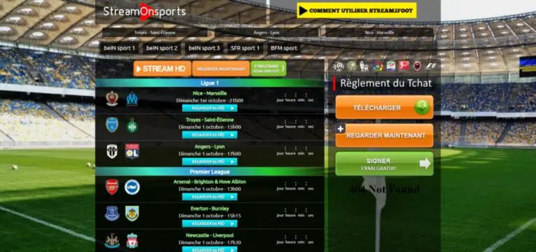 Old streamonsports site – free sports streaming